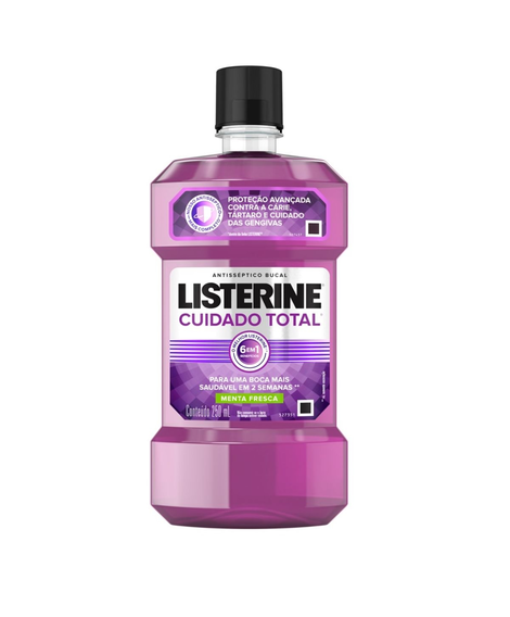 imagem do produto Enxaguante bucal listerine cuidado total 250ml - JOHNSON E JOHNSON