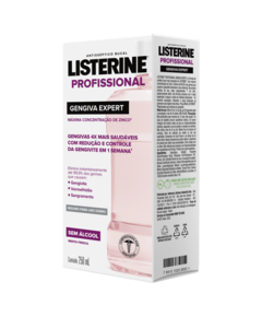 imagem de Enxaguante bucal listerine genviva expert sem alcool 250ml - JOHNSON E JOHNSON