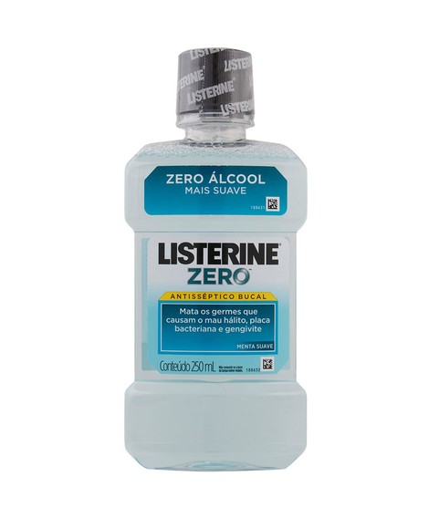 imagem do produto Enxaguante bucal listerine zero cool mint 250ml - JOHNSON E JOHNSON