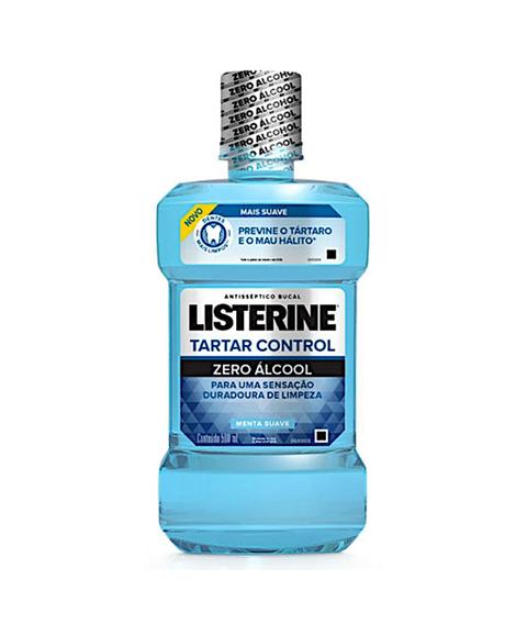 imagem do produto Enxaguante bucal listerine zero tartar control 500ml - JOHNSON E JOHNSON