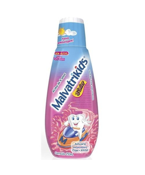 imagem do produto Enxaguante Bucal Malvatrikids Jnior 250ml - MEGALABS