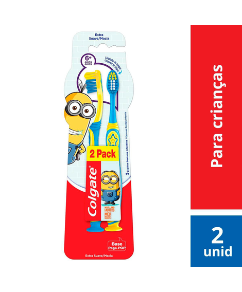 imagem do produto Escova dental colgate infantil minions +6anos 2 unidades - COLGATE-PALMOLIVE