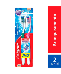 imagem de Escova dental colgate whitening mc 2 unidades - COLGATE-PALMOLIVE