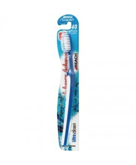 imagem do produto Escova dental johnsons reach ultra clean macia 40 unidades - JOHNSON E JOHNSON