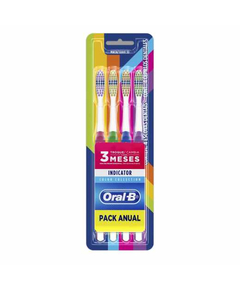 imagem de Escova dental oral b indicator color collection 30 4unidades - PROCTER E GAMBLE