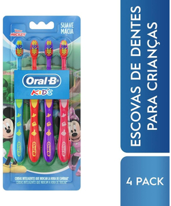 imagem de Escova dental oral b kids suave mickey 4 unidades - PROCTER E GAMBLE