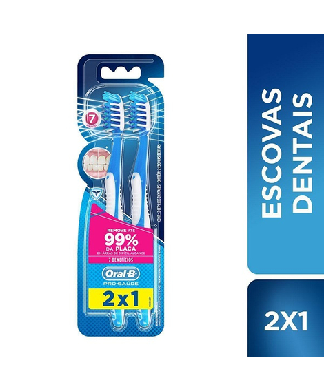 imagem do produto Escova dental oral b pro saude 7 beneficios 35 leve 2 pague1 - PROCTER E GAMBLE