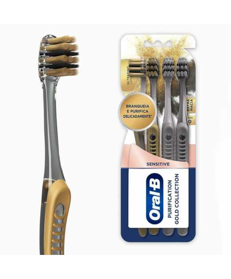imagem do produto Escova dental sensitive purification gold 4 unidades - PROCTER E GAMBLE