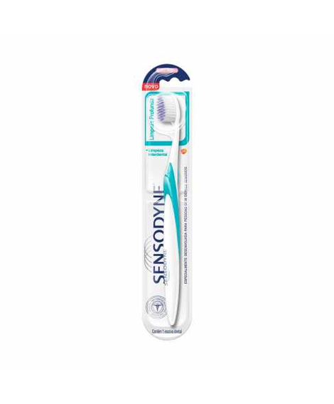 imagem do produto Escova dental sensodyne limpeza profunda extra macia 1un - HALEON