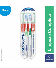 imagem de Escova dental sensodyne multi-proteção macia 2un - HALEON