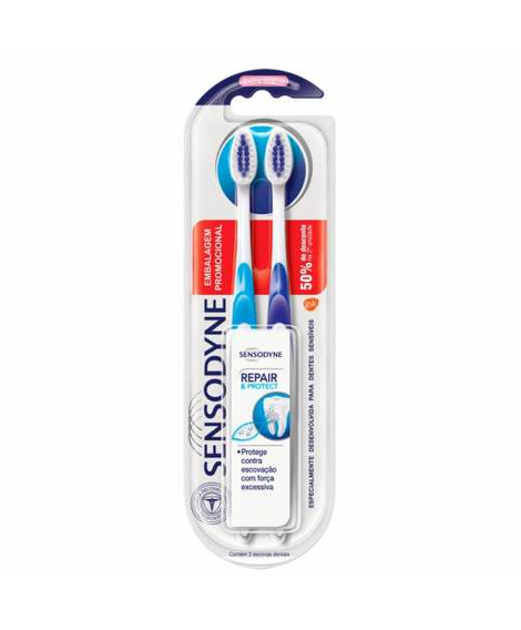 imagem do produto Escova dental sensodyne repair&protect extra macia 2un - HALEON