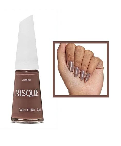 imagem do produto Esmalte risque cremoso hipoalergenico cappuccino 8ml - COTY