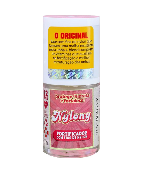 imagem do produto Esmalte top beauty nylong fortificador - NATURATTY
