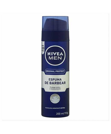 imagem do produto Espuma de barbear nivea men original protect 200ml - NIVEA