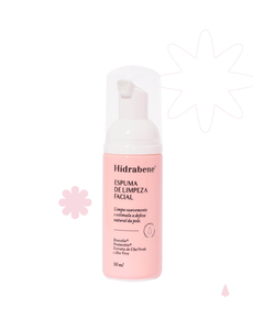imagem de Espuma de limpeza facial hidrabene gluconolactona 100ml   - DAHUER