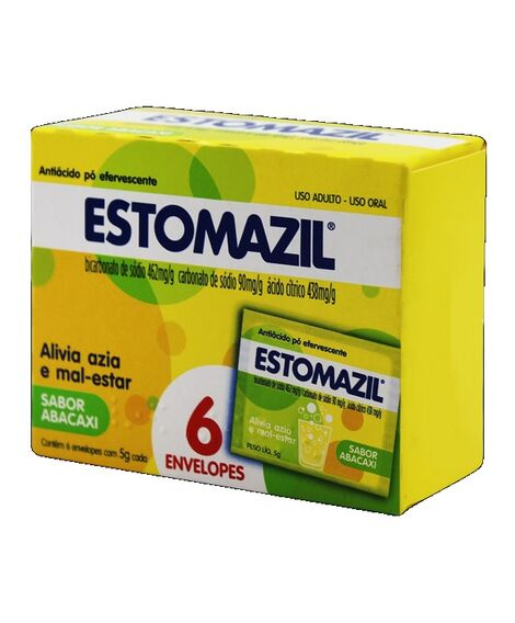 imagem do produto Estomazil 6 unidades 5g abacaxi - MANTECORP FARMASA