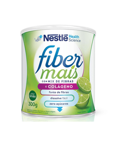 imagem de Fiber mais colageno lata 300g limao - NESTLE