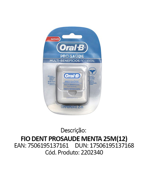 imagem do produto Fio dental oral b pro-saude 25m - PROCTER E GAMBLE