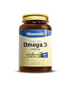 imagem de Fish oil ômega 3 1000mg 120 cápsulas vitaminlife - VITAMINLIFE
