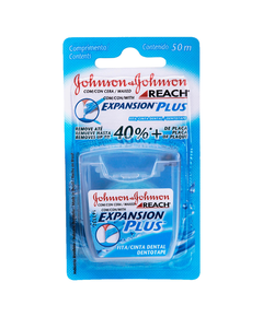 imagem de Fita dental johnsons reach expasions plus 50m - JOHNSON E JOHNSON