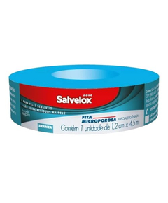 imagem de Fita micropore salvelox branco 10cm x 3m - CREMER