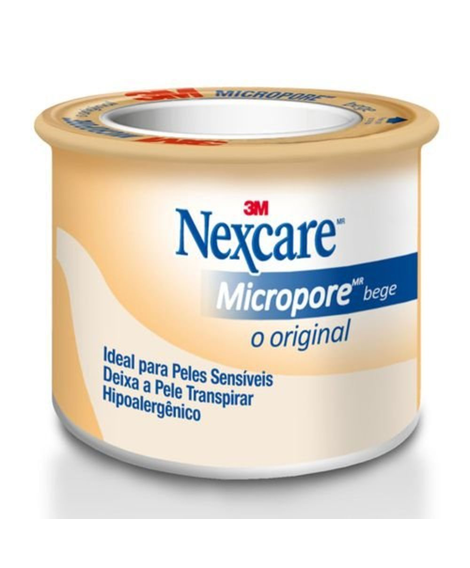 imagem do produto Fita nexcare micropore bege 25mm x 4.5m - 3M