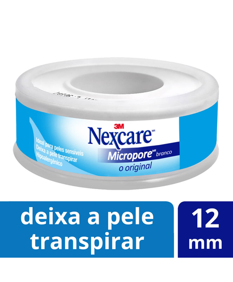 imagem do produto Fita nexcare micropore branco 12mm x 4.5m - 3M