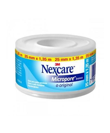 imagem do produto Fita nexcare micropore branco 25mm x 1.35m - 3M