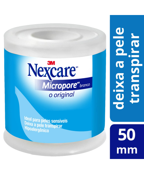 imagem do produto Fita nexcare micropore branco 50mm x4.5m - 3M