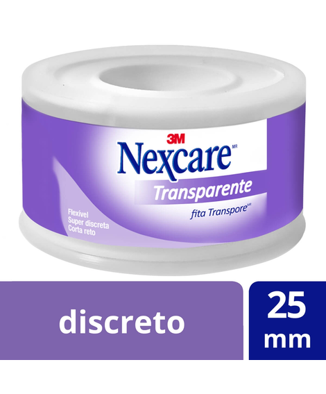 imagem do produto Fita nexcare transpore 25mm x 4.5m - 3M