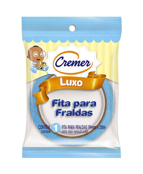 imagem do produto Fita para fralda cremer azul - CREMER