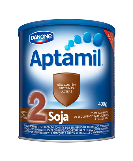 imagem do produto Formula infantil aptamil 2 soja 800g - DANONE