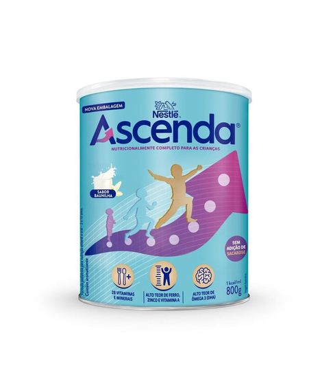 imagem do produto Formula infantil ascenda baunilha 800g - NESTLE