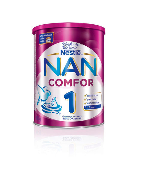 imagem do produto Formula infantil nan comfort 1 800g - NESTLE