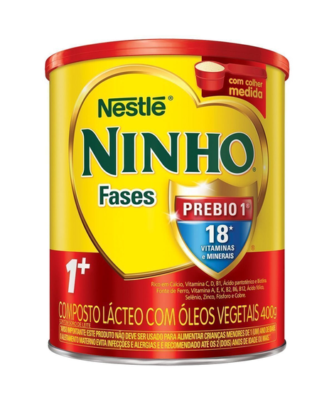 imagem do produto Formula infantil ninho fases 1+ 400g - NESTLE