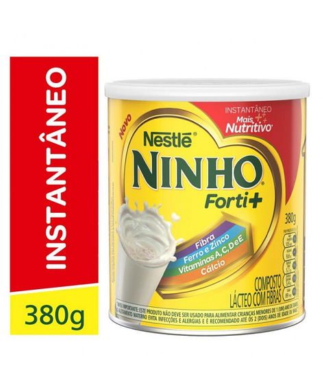imagem do produto Fórmula Infantil Ninho Forti+ Nestlé 380g - NESTLE