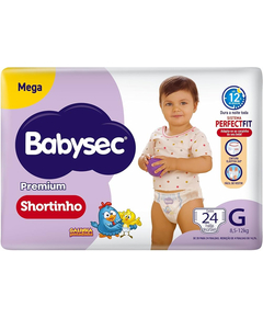 imagem de Fralda babysec mega shortinho g 28 unidades - SOFTYS
