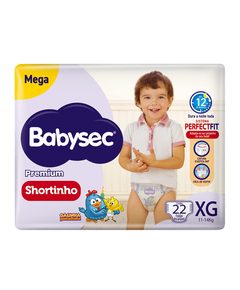 imagem de Fralda babysec mega shortinho xg 22 unidades - SOFTYS
