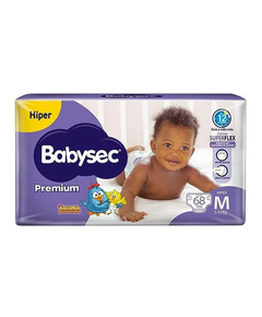 imagem de Fralda babysec premium hiper m 68 unidades - SOFTYS