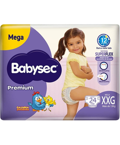 imagem de Fralda babysec premium mega xxg 24 unidades - SOFTYS