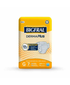 imagem de Fralda bigfral derma plus g 7 unidades - ONTEX