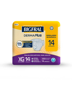 imagem de Fralda bigfral derma plus xg 14 unidades - ONTEX