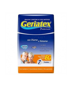 imagem de Fralda geriatex premium noturna eg 7 unidades - GERIATEX
