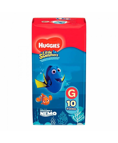 imagem de Fralda huggies little swimmers m-g  10 unidades - KIMBERLY-CLARK
