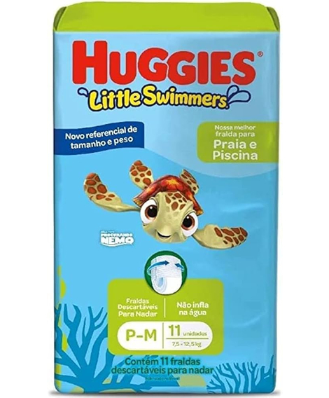 imagem do produto Fralda huggies little swimmers p-m 11 unidades - KIMBERLY-CLARK