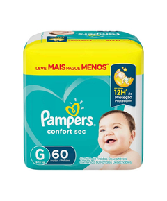 imagem de Fralda pampers confort sec super g 60 unidades - PROCTER E GAMBLE