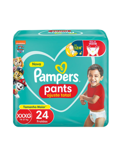 imagem de Fralda pampers pants ajuste total xxxg 24 unidades - PROCTER E GAMBLE