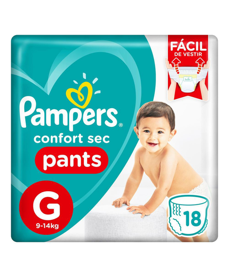 imagem do produto Fralda Pampers Pants G 18 Unidades - PROCTER & GAMBLE