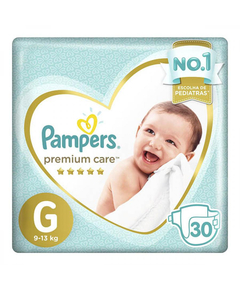 imagem de Fralda pampers premium care mega g 30 unidades - PROCTER E GAMBLE