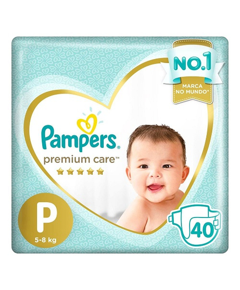 imagem do produto Fralda pampers premium care mega p 40 unidades - PROCTER E GAMBLE